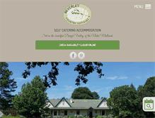 Tablet Screenshot of beverleycountrycottages.co.za